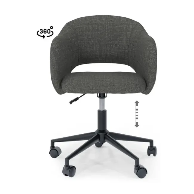 [541037] SILLA OFICINA TALLIN GRIS OSCURO - SOMCASA