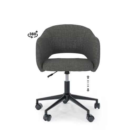 [541037] SILLA OFICINA TALLIN GRIS OSCURO - SOMCASA