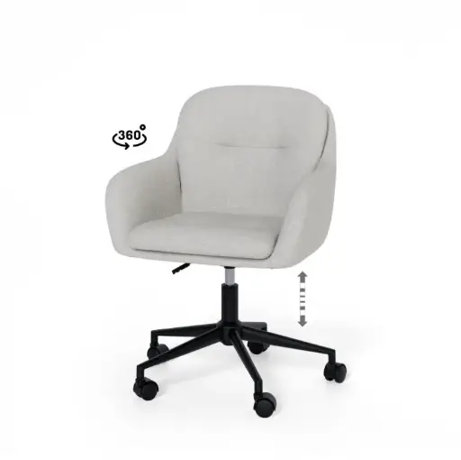 [541039] SILLA OFICINA ONTARIO GRIS CLARO - SOMCASA