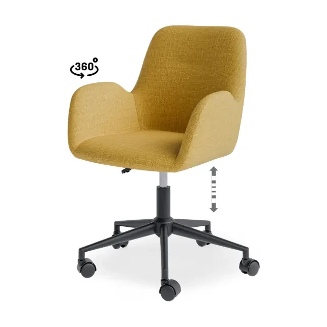 [541045] SILLA OFICINA IRVINE MOSTAZA - SOMCASA