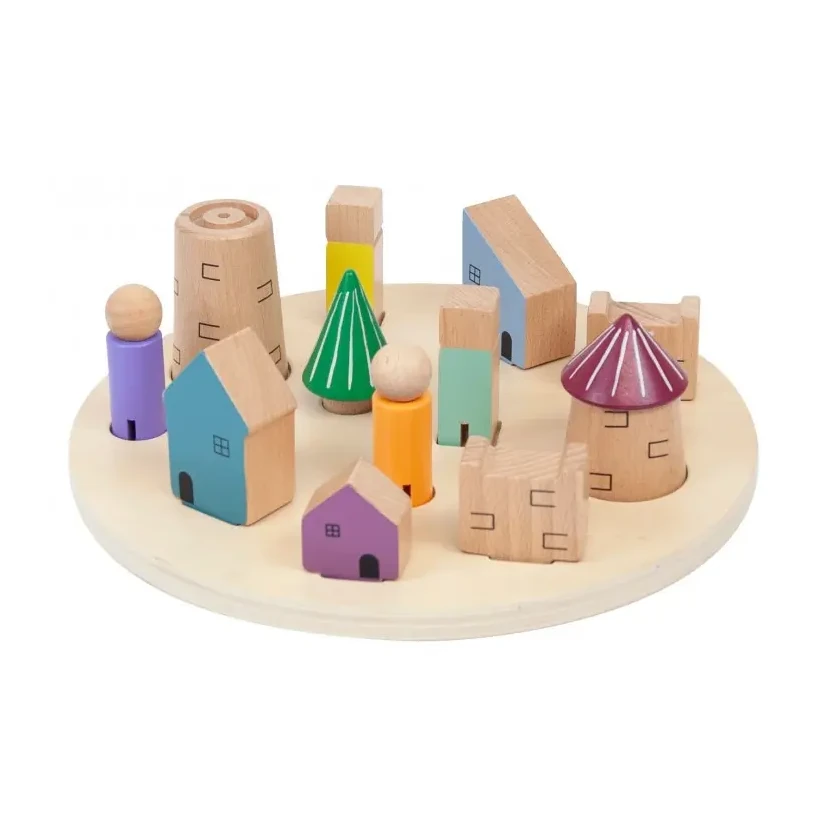[73226] TABLERO 3D PARA MINIMUNDOS PUEBLO 
