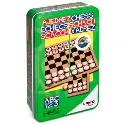 JUEGO DE DAMAS CLÁSICO DE ESTRATEGIA PARA 2 JUGADORES