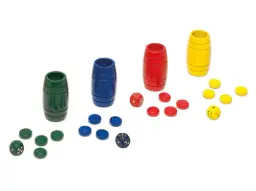 FICHAS PARA PARCHÍS JUEGO CLÁSICO DE MESA