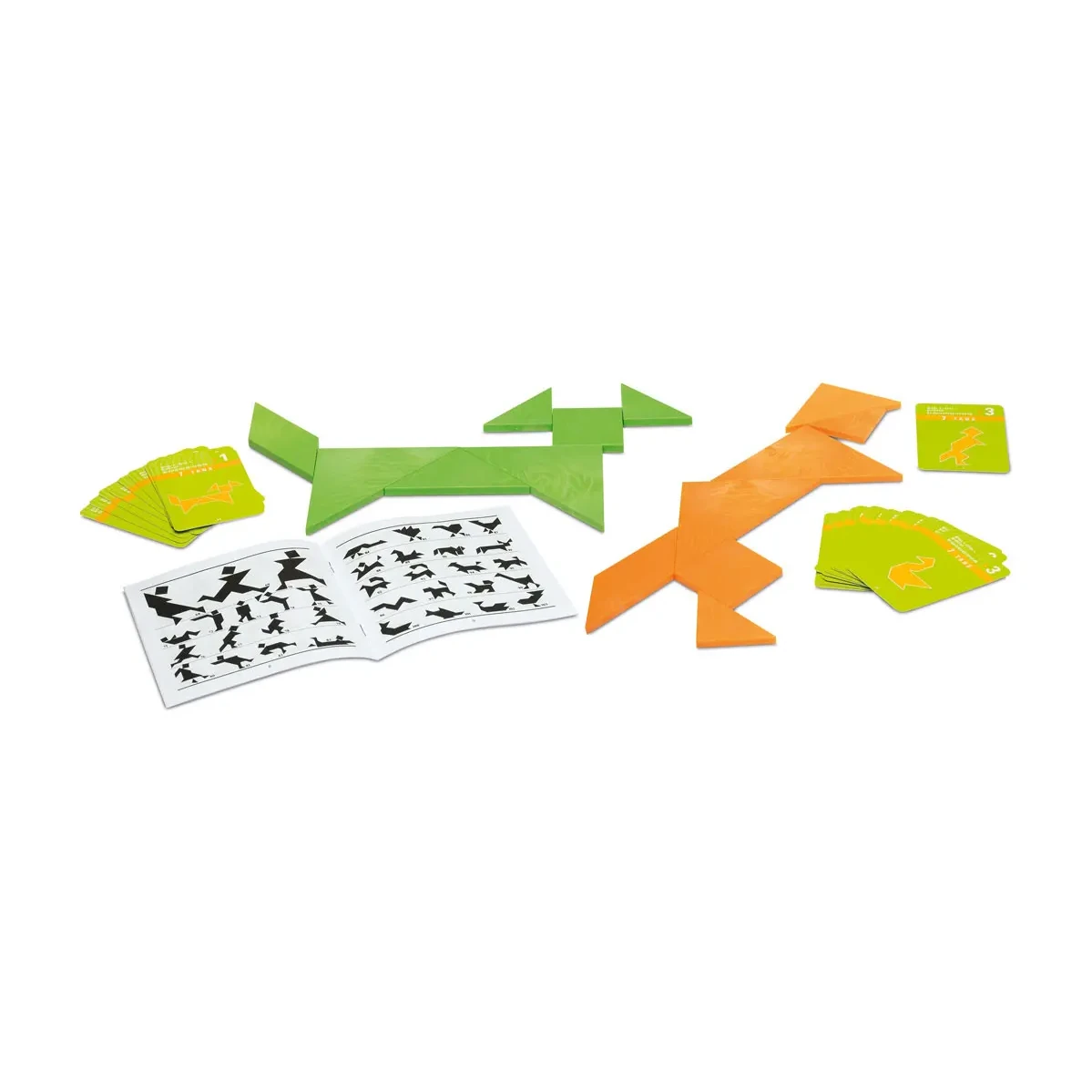 [73688] JUEGO TAMGRAM DOBLE DIDÁCTICO DE GEOMETRÍA