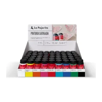 [827200] LA PAJARITA EXPOSITOR SOBREMESA 35ML 6UDS X 9 COLORES