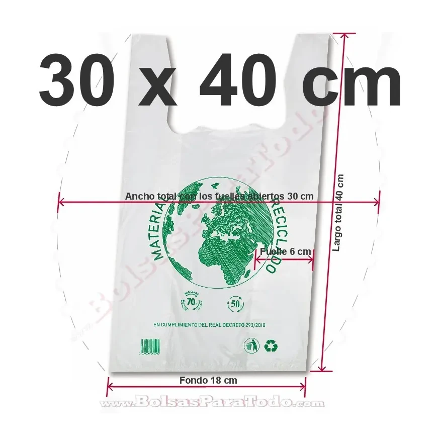[800699] BOLSAS CAMISETA 30/20*40CM 300GG-XXI