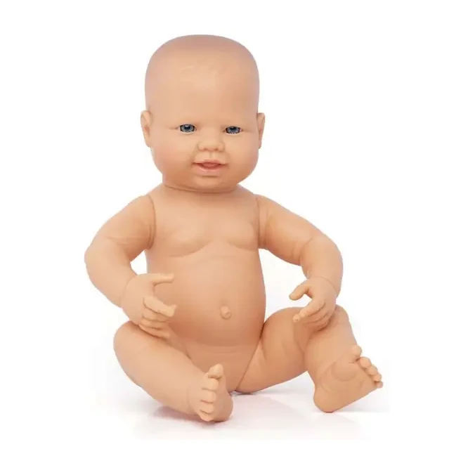[200454] MUÑECO BABY CAUCASICA NIÑA SINDROME DOWN 38CM 
