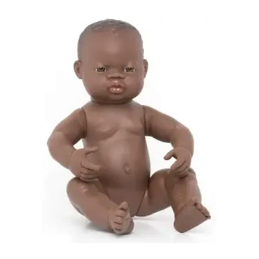 [200455] MUÑECO BABY AFRICANA NIÑA 40CM 