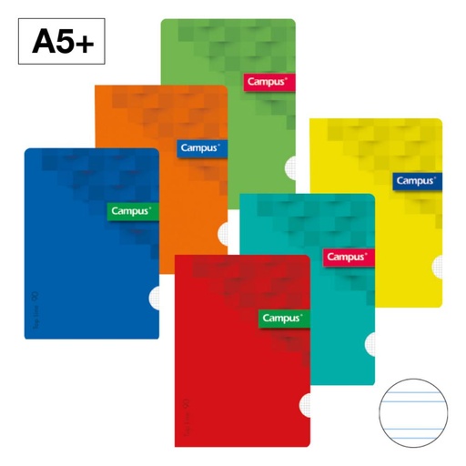 [002749] LIBRETA A5+ GRAPADA 48H PP 90G PAUTA 2,5MM