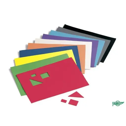 [800566] HOJAS DE GOMA EVA LISA 20X30CM SURTIDO 10UD
