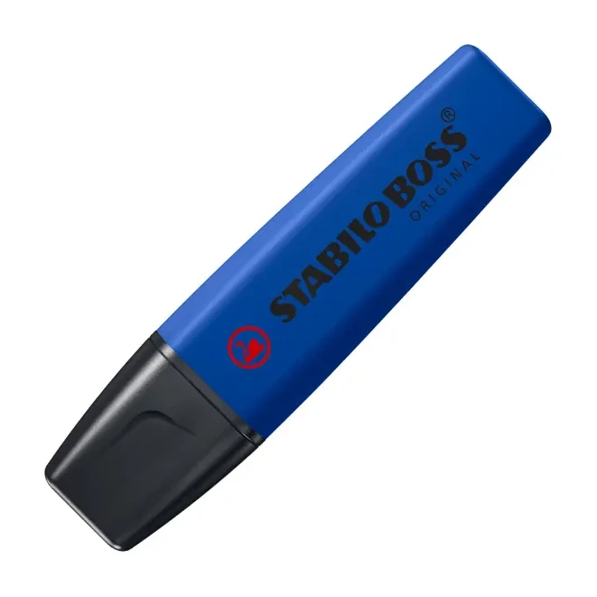 [800590] MARCADOR FLUORESCENTE STABILO BOSS 70 AZUL MARINO 