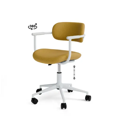 [541052] SILLA OFICINA OXFORD MOSTAZA - SOMCASA