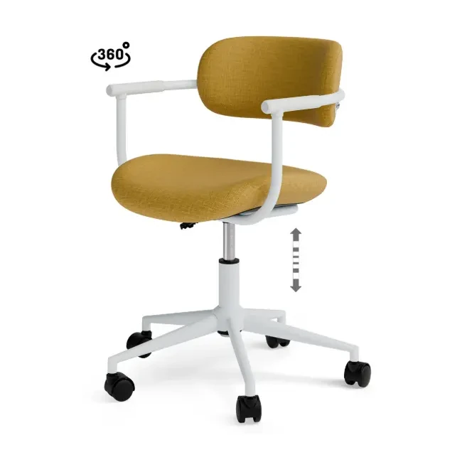 [541052] SILLA OFICINA OXFORD MOSTAZA - SOMCASA