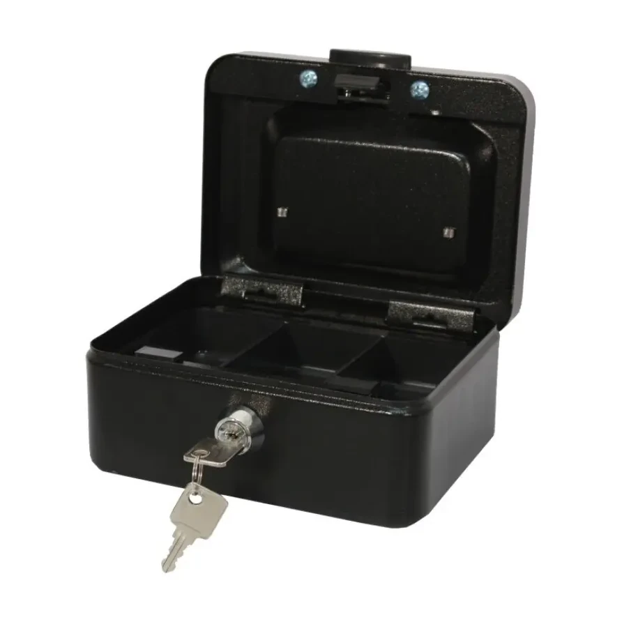 [800594] CAJA DE CAUDALES METÁLICA CON LLAVE 15X7.5X10.5