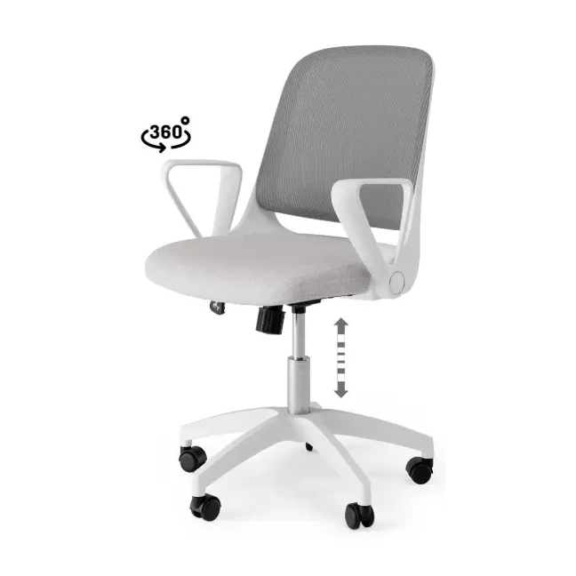 [541057] SILLA OFICINA SIRACUSA GRIS - SOMCASA