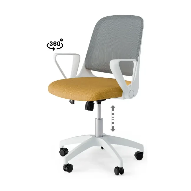 [541058] SILLA OFICINA SIRACUSA MOSTAZA- SOMCASA