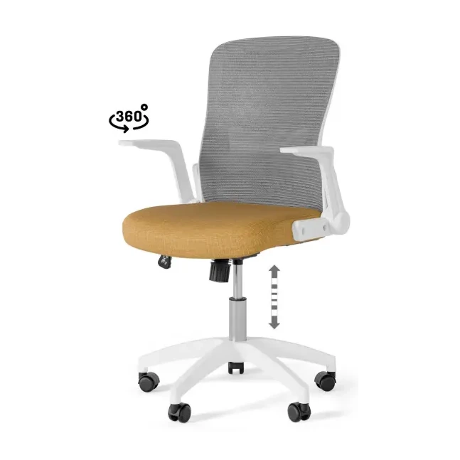 [541061] SILLA OFICINA MANCHESTER MOSTAZA - SOMCASA