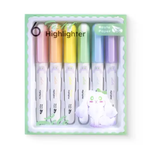 [649151] MARCADOR FLUORESCENTE PANCHO&FRIENDS LOLA PASTEL 6 UDS RAYLU