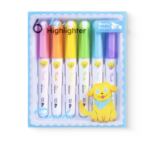 [081181] MARCADOR FLUORESCENTE PANCHO&FRIENDS PANCHO NEON 6 UDS RAYLU