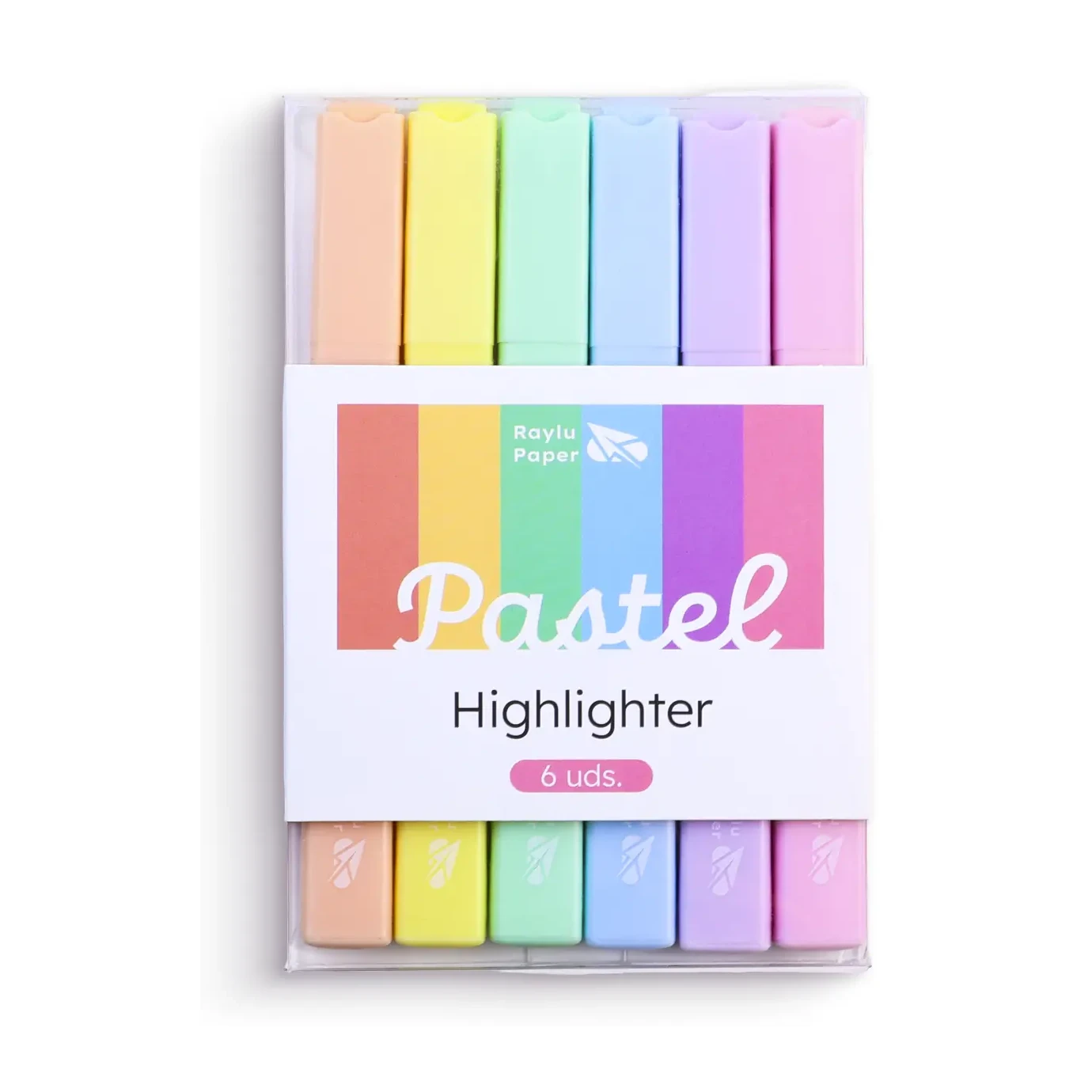 [003105] MARCADOR FLUORESCENTE HIGHLIGHT PASTEL 6 UDS RAYLU