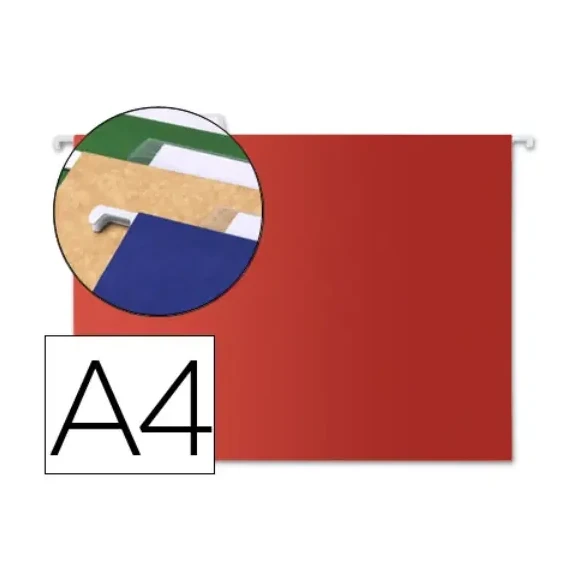 [800606] CARPETA COLGANTE A4 ROJO 