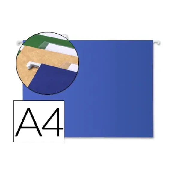 [800607] CARPETA COLGANTE A4 AZUL  