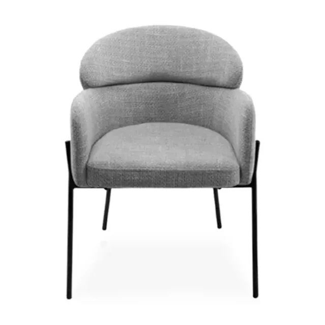 [541077] SILLA AUXILIAR SALLY GRIS CLARO - SOMCASA