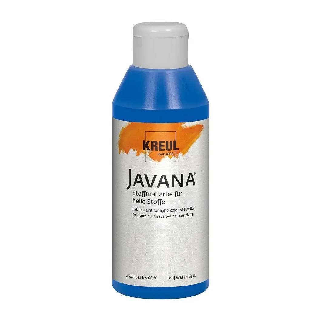 [800618] PINTURA TEXTIL JAVANA AZUL OSCURO 250ML  