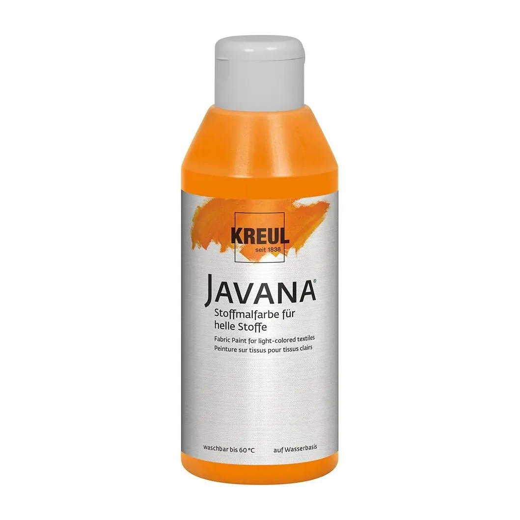 [800621] PINTURA TEXTIL JAVANA NARANJA 250ML    