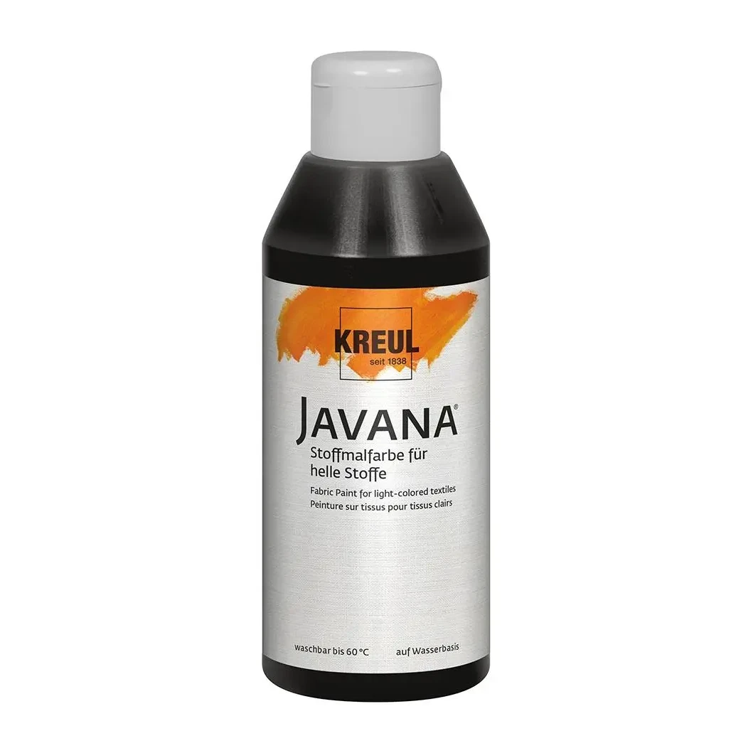 [800622] PINTURA TEXTIL JAVANA NEGRO 250ML     