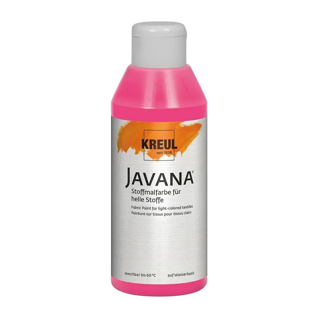 [800624] PINTURA TEXTIL JAVANA ROSA FUERTE 250ML       