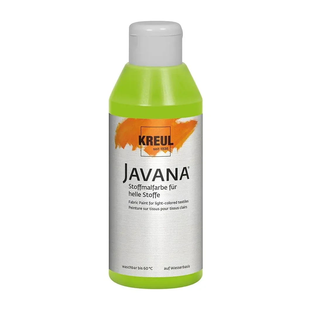 [800925] PINTURA TEXTIL JAVANA VERDE CLARO 250ML       