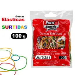 ANILLOS DE CAUCHO FIXO SURTIDAS 100GR