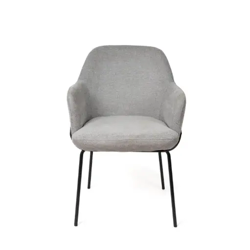 [541083] SILLA AUXILIAR ABIGAIL GRIS CLARO - SOMCASA 