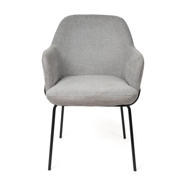 [541083] SILLA AUXILIAR ABIGAIL GRIS CLARO - SOMCASA 