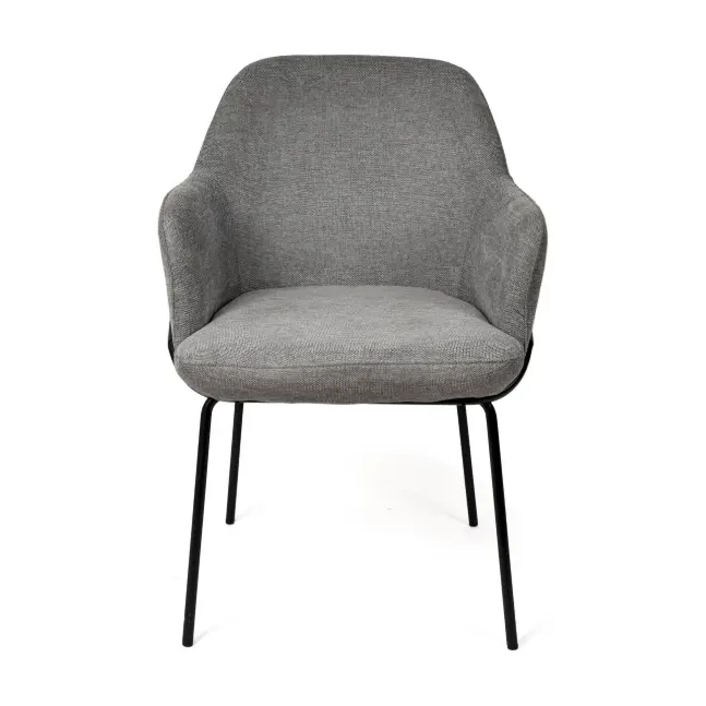 [541084] SILLA AUXILIAR ABIGAIL GRIS OSCURO - SOMCASA  