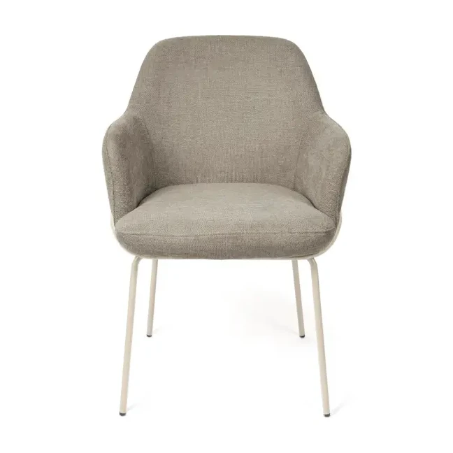 [541089] SILLA AUXILIAR ABIGAIL TAUPE (PATA BEIGE) - SOMCASA  