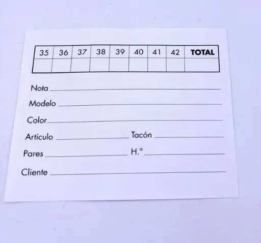 [800641] HOJAS NOTAS MODELO.A 1+0.90GR-8.5X10.5-1000UD