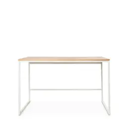 MESA ESCRITORIO HUDSON ROBLE/BLANCO- SOMCASA  