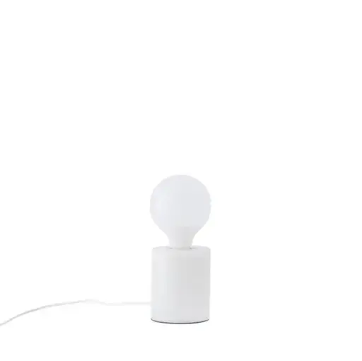 [541140] LÁMPARA SOBREMESA ROSER BLANCO -  SOMCASA