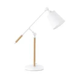 LÁMPARA SOBREMESA LIZAR BLANCO - SOMCASA