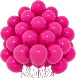 GLOBOS FUCSIA 100UD  