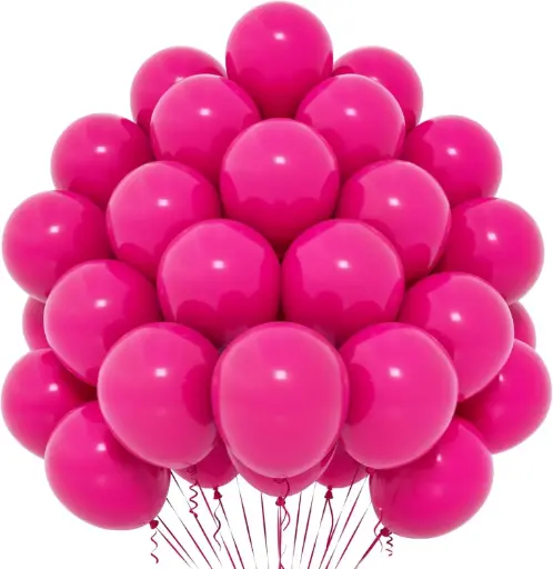 [800655] GLOBOS FUCSIA 100UD  