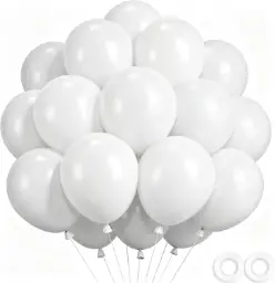 GLOBOS BLANCO 100UD   