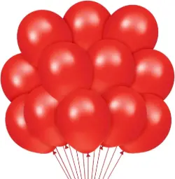 GLOBOS ROJO 100UD 