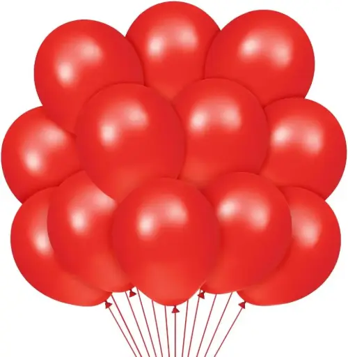 [800660] GLOBOS ROJO 100UD 