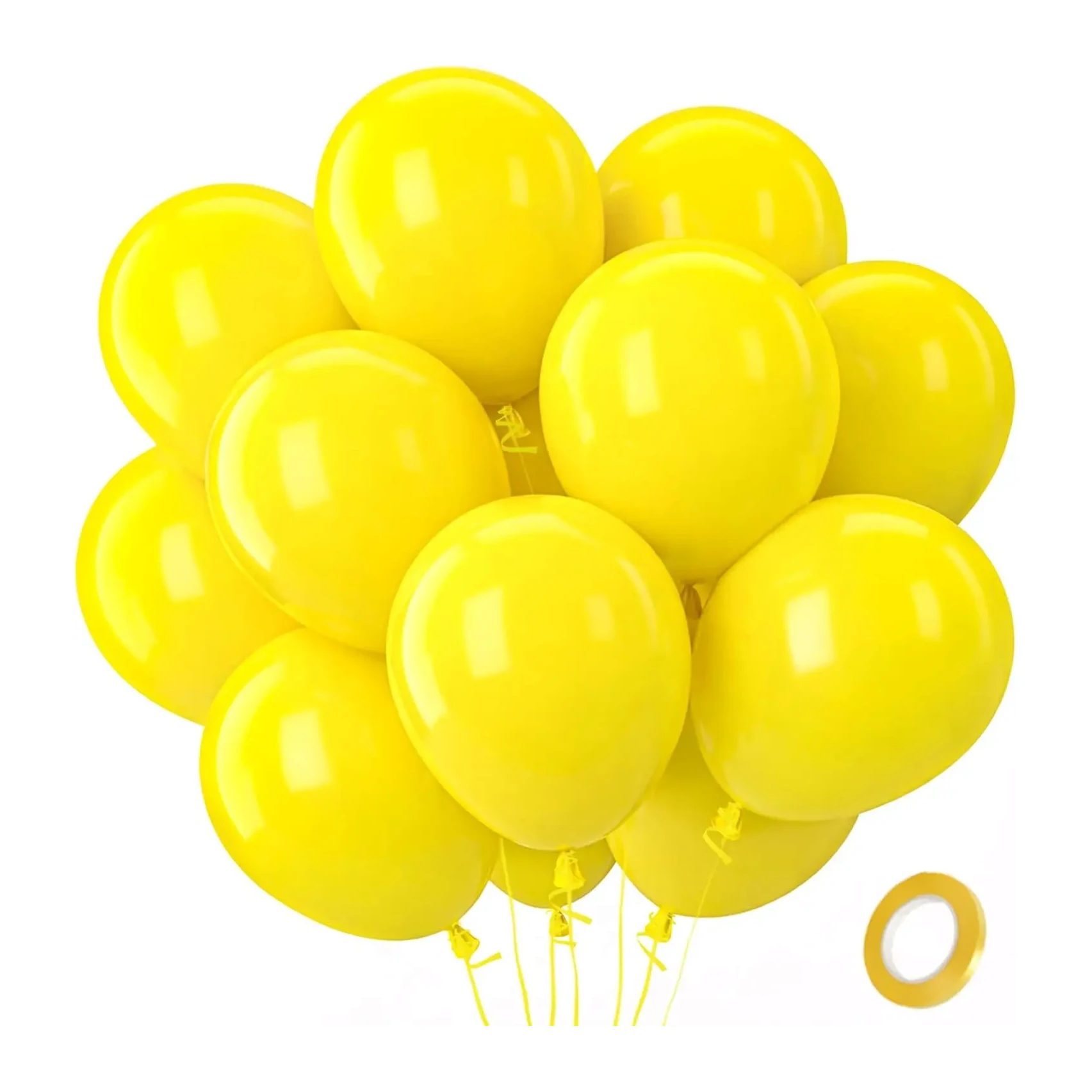 [800662] GLOBOS AMARILLO 100UD 