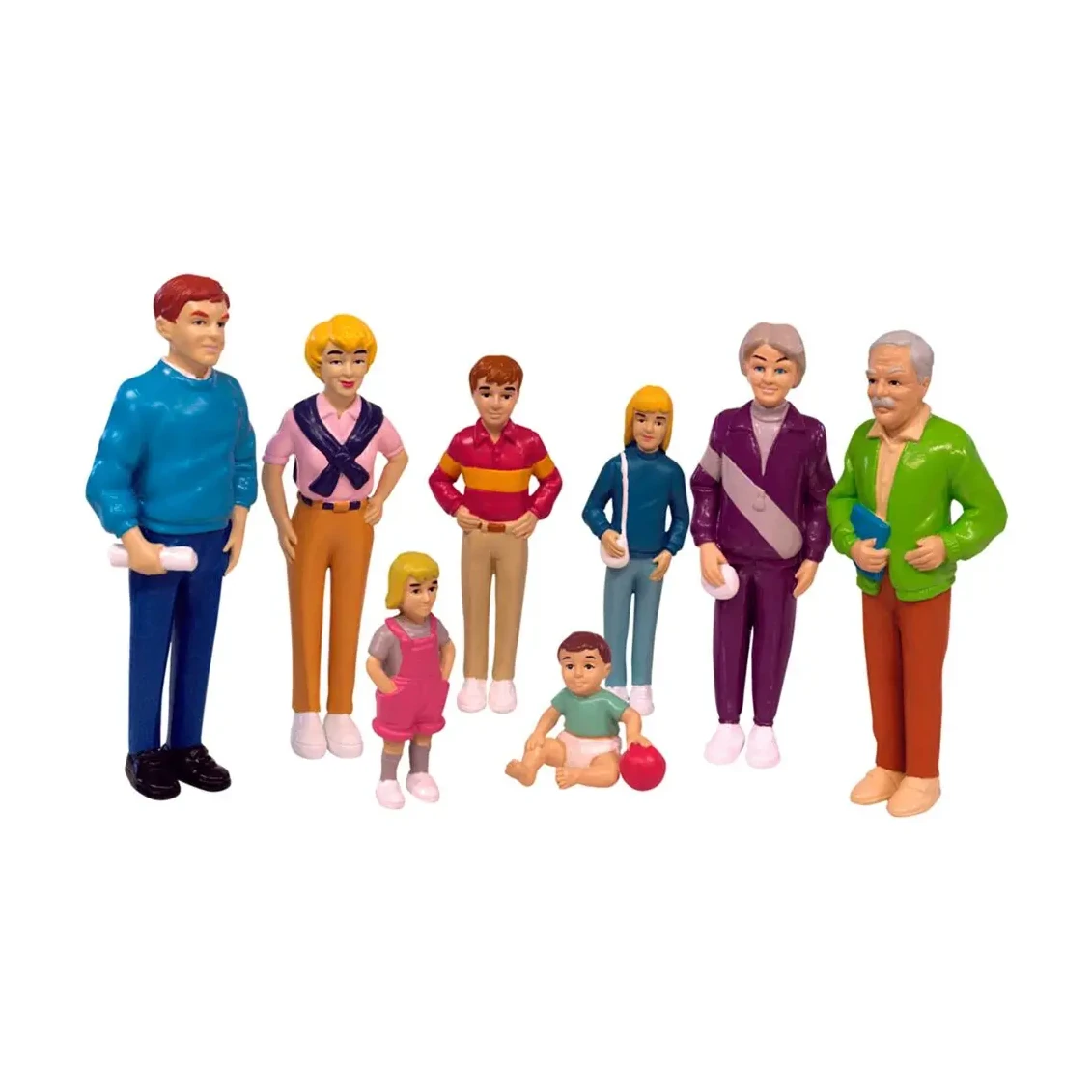 [27395] FIGURAS DE FAMILIA EUROPEA 8 UNIDADES