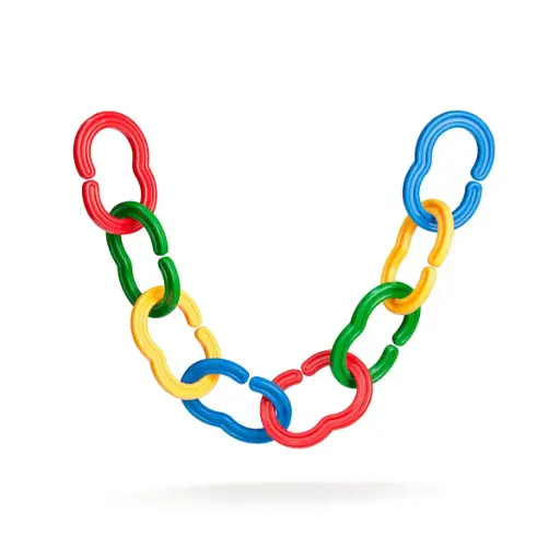 [31711] JUEGO DE ESLABONES Y CADENAS 60 PIEZAS