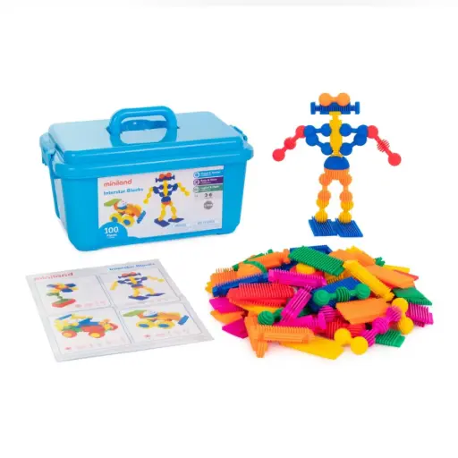 [94039] JUEGO DE CONSTRUCCION INTERSTAR BLOCKS 100 UDS